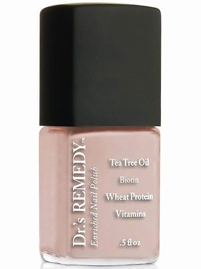 Dr’s Remedy Nail Polish, All Natural Enriched Nail Strengthener Non Toxic and Organic - PALE Peach