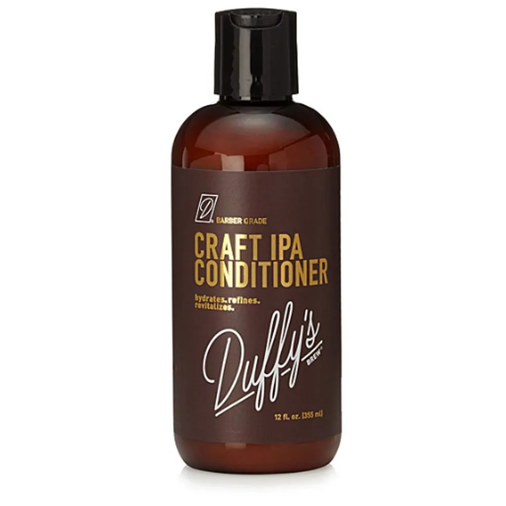 Duffy's Brew Craft Beer Conditioner - IPA Influenced   12oz, Sulfate, Paraben & Phthalate Free. 100% Vegan. Moisturizes, Nourishes, Seals, Protects & Color Safe