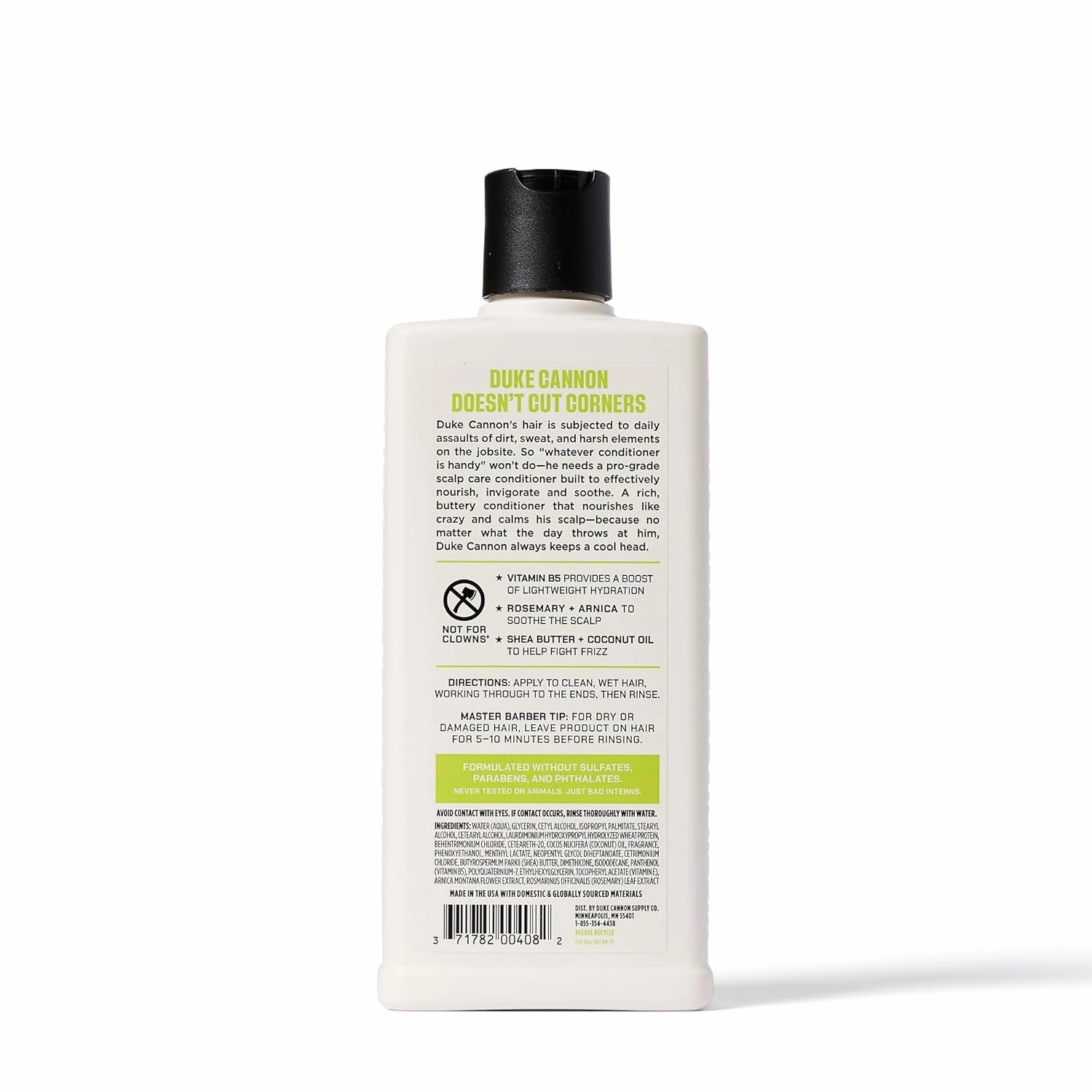 Duke Cannon Superior Grade Scalp Care Shampoo & Conditioner Bundle, 2-Pack, 14 oz Each – Deep Cleansing, Scalp Soothing, Sulfate-Free, Moisturizing Hair Care for Men
