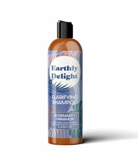 Earthly Delight | Clarifying Shampoo - Formerly Tropical Rain - 16oz | Ideal for Normal to Oily Hair | Safe for Color Treated Hair