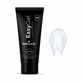 Easy Gel 2oz 60g-Clear, Professional Builder Enhancement Gel-Quick Nail Extension for Beginner DIY, Nail Strengthener-Long Lasting-Salon Quality-Thickening Solution