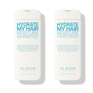 ELEVEN AUSTRALIA Hydrate My Hair Moisture Shampoo & Conditioner 10.1 Fl Oz each
