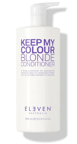 ELEVEN AUSTRALIA Keep My Colour Blonde Conditioner - Color Protecting Conditioner for Blonde Hair, Neutralizes Brassiness & Adds Shine, Sulfate-Free Formula for Healthy Vibrant Hair