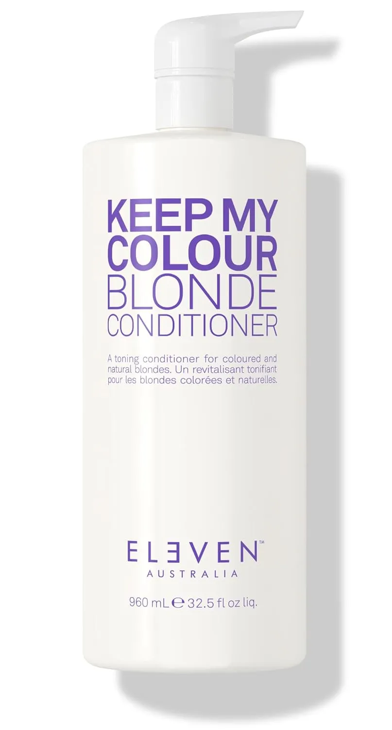 ELEVEN AUSTRALIA Keep My Colour Blonde Conditioner - Color Protecting Conditioner for Blonde Hair, Neutralizes Brassiness & Adds Shine, Sulfate-Free Formula for Healthy Vibrant Hair