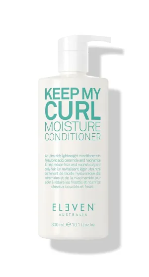 ELEVEN AUSTRALIA Keep My Curl Moisture Conditioner Hydrating, For Curly and Wavy Hair, Enhances Curl Definition, Reduces Frizz, and Adds Shine, Sulfate-Free, Lightweight Formula