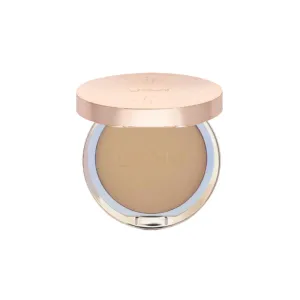​Emani​ Flawless Matte Powder Foundation Makeup for Sensitive Skin, Natural Mineral Foundation​ Compact with Buildable Coverage, ​Oil Control, Talc Free, ​Cruelty-Free & Vegan, Golden Tan