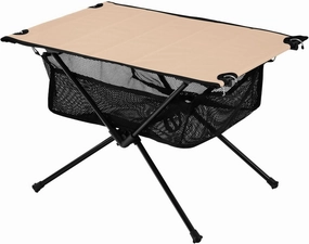 Emelivor Peach Orange Folding Camping Table Portable Beach Table with Carry Bag Small Camp Table for Camping Outdoor Picnic Travel Cooking