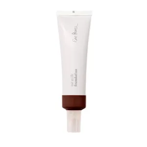 Ere Perez - Natural Oat Milk Liquid Foundation | Breathable, Buildable, Med-Full Coverage, Dewy | Peach Extract, Vit. E | Vegan, Cruelty-Free, Clean Beauty (Espresso | deep neutral, 1 fl oz | 30 ml)