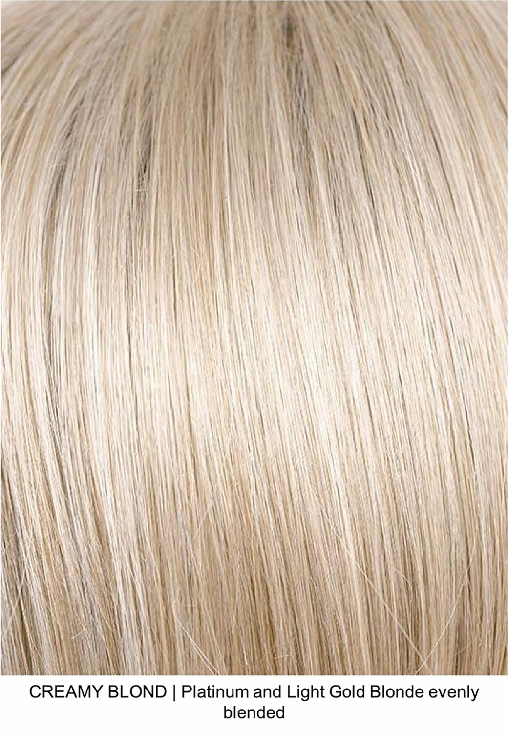ERIKA Double Mono Synthetic Wig by Amore, 5PC Bundle: Wig, 4oz Mara Ray Enriched Shampoo, Conditioner, Wide Tooth Comb, and 19 Page Belle of Hope Guide (Creamy Blond)