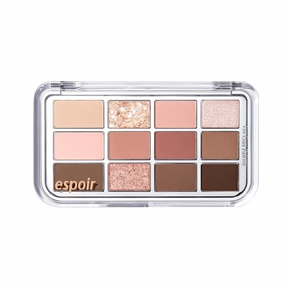 espoir Eye Core Palette #3 Vintage Mute | 12 Versatile Colors for Various Uses | Autumn Warm Tone Eyeshadow Palette with Mute Tone Shades for a Vibrant Eye Makeup Look