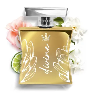Eternal Divine EDP Inspired by J’adore, 3.4 oz (100ml) Long-lasting, Vegan, Clean Ingredients, Perfume Spray, 2000 sprays per bottle