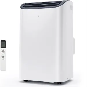 EUHOMY Portable Air Conditioners 12,000 Btu, 4 in 1 Portable Cooling AC with Heat, Dehumidifier, Fan Modes, Quiet Stand-up AC with 46dB Low Noise & Sleep Mode for Bedrooms, room up to 550 Sq.Ft