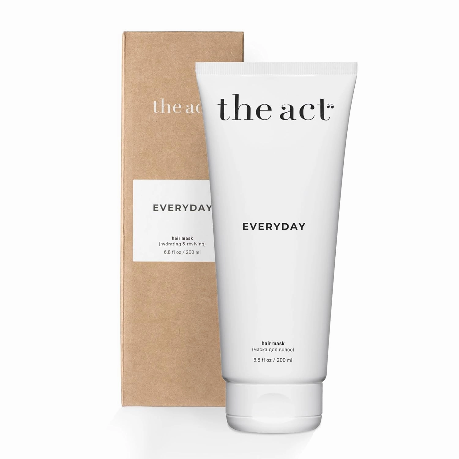 Everyday 2-in-1 Hair Mask Conditioner - Deep Hydration, Repair, Nutrition for All Hair Types - Enriched with Avocado & Coconut Oils 6.8 Fl oz