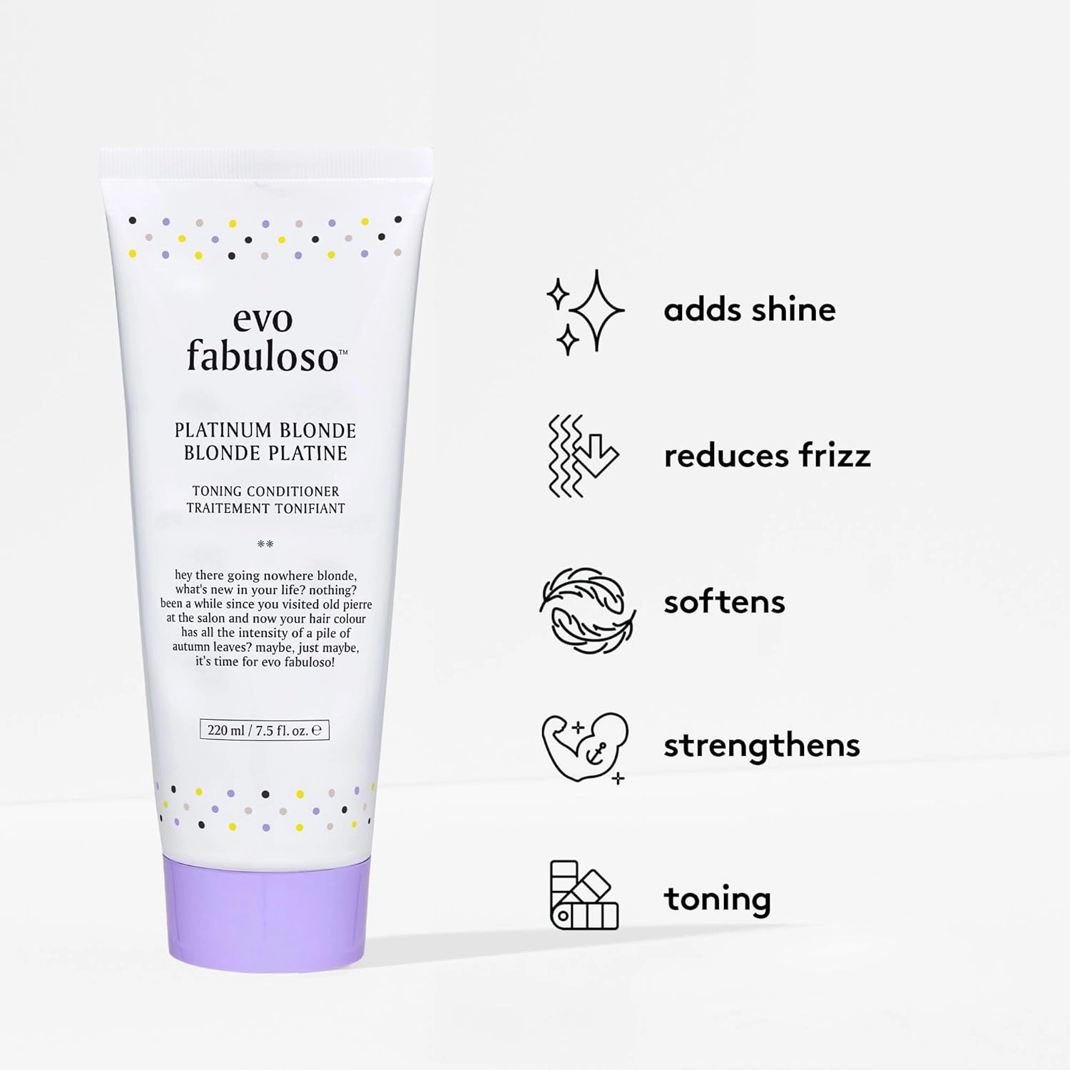 EVO Fabuloso - Color Boosting Conditioner for Color-Treated Hair - Nourishing Treatment with Instant Colour Boost for Dry Hair