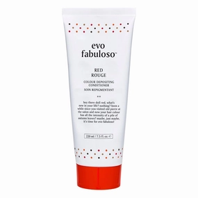 EVO Fabuloso - Color Boosting Treatment - Color Care Conditioner for Color-Treated Hair - Nourishing Hair Treatment for Dry Hair & Instant Colour Boost (Red, 7.5 Fl Oz)