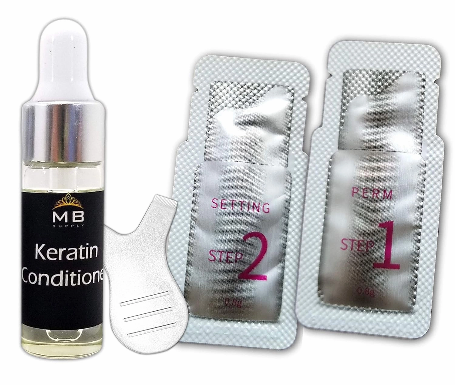 Eyelash Perm Fast 5 min. Packet Lift Curl Perm & Setting Lotion (Qty: 2 × 10 each) With KERATIN Serum & Free Y-Tool Ships From USA