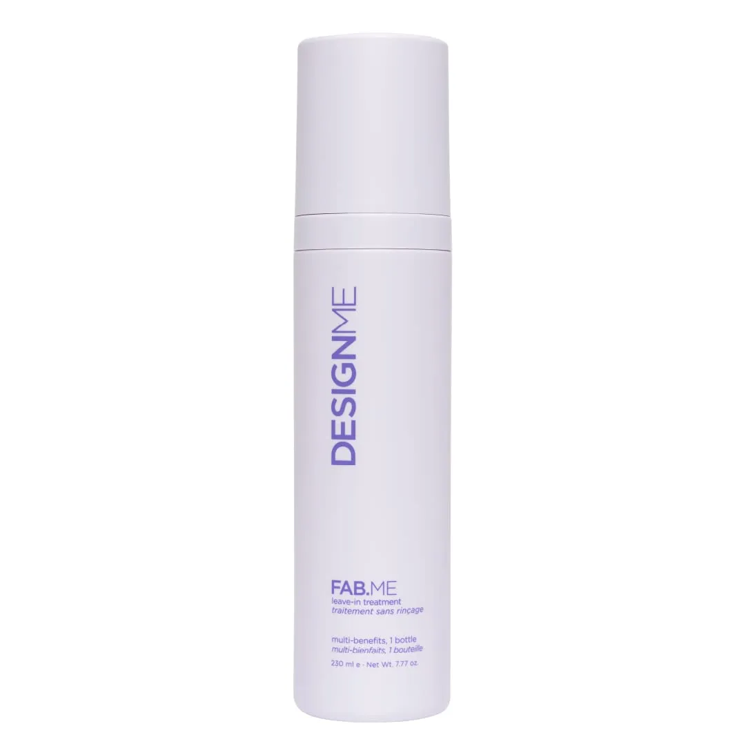 FAB.ME Leave-In Treatment by DESIGNME | Multi-Benefit Leave in Conditioner for Curly Hair | Lightweight Dry Conditioner Spray for Hair | Hair Conditioner Spray for Manageability and Control, (7.77 Oz)