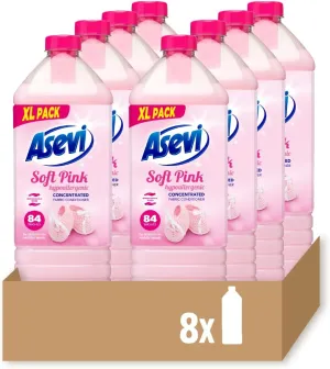 Fabric Conditioner, Laundry Conditioner, Liquid Fabric Conditioner, 84 Washes, Soft Pink, Multipack of 8 X 1932ML.