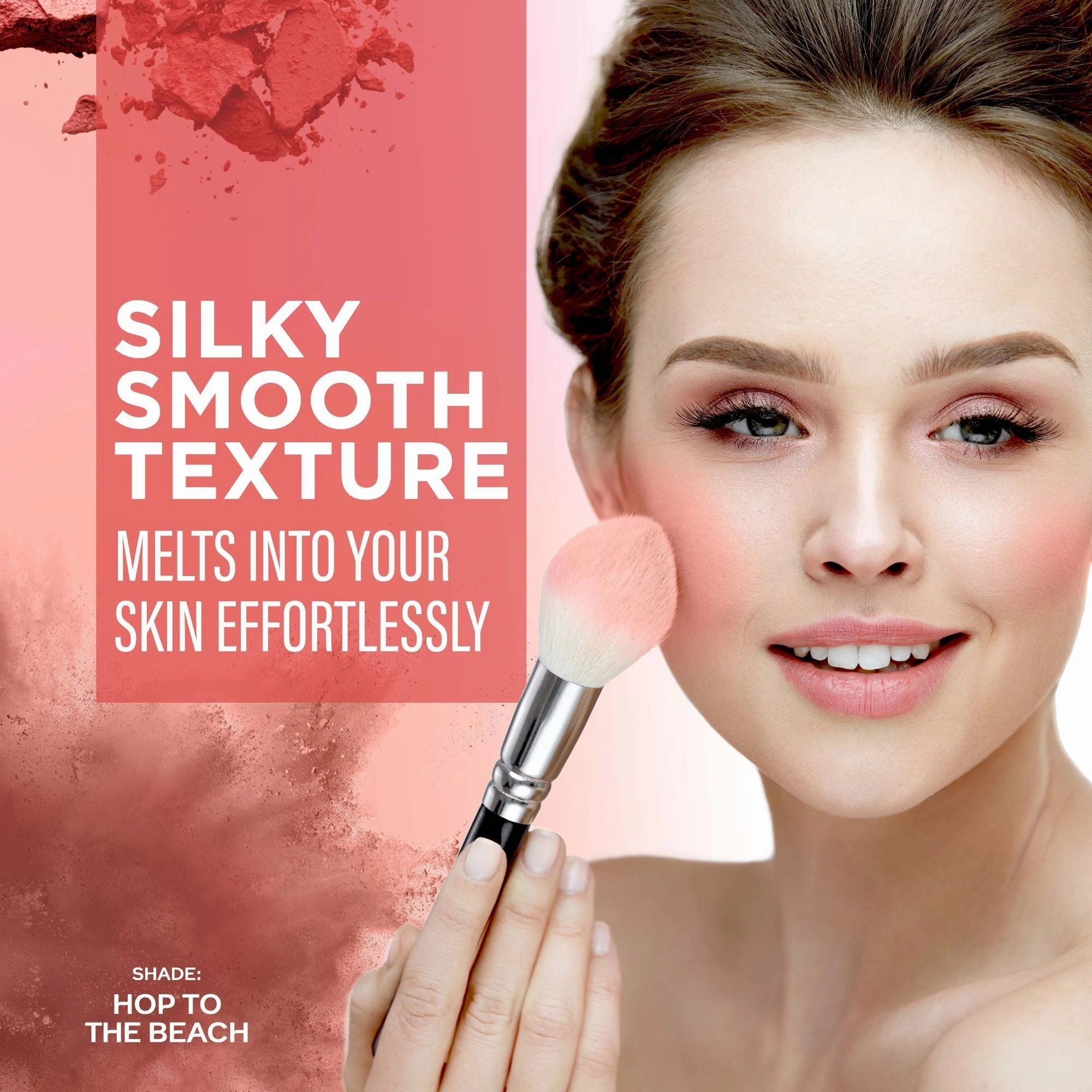 Faces Canada Berry Blush | Sun kissed orange | Mattifying & Long Lasting| Lightweight| Hop to the beach Core Range Coral Core Range