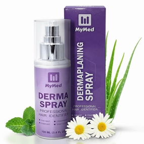 Facial Hair Identifier Spray for Face Shaving – Dermaplane Spray for Women Face – Peach Fuzz Spray – Hair Identifying Spray for Dermaplaning – Hair Removal Spray for Women by MyMed 3.21 Fl Oz