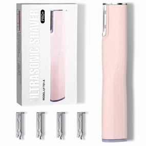 Facial Hair Remover–Rechargeable Peach Fuzz & Eyebrow Trimmer with 4 Blades,Dead Skin Removal,Dermaplaning Tool for Face,All Skin Types