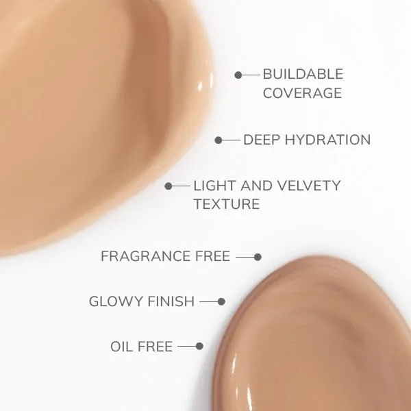 FARMASI Farmasi Air Glow Foundation (N07) - Lightweight Luminous Coverage Buildable Easy To Blend All Skin Types Radiant complexion Makeup Essential Flawless Skin