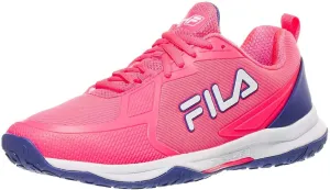 Fila Women's Volley Burst Shoes, Knockout Pink/White/Mazarine Blue - 7.5