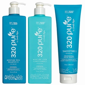 Fine Hair Hydration Duo – Lightweight Moisture Rich Shampoo & Moisture Lock Conditioner for Volume & Shine