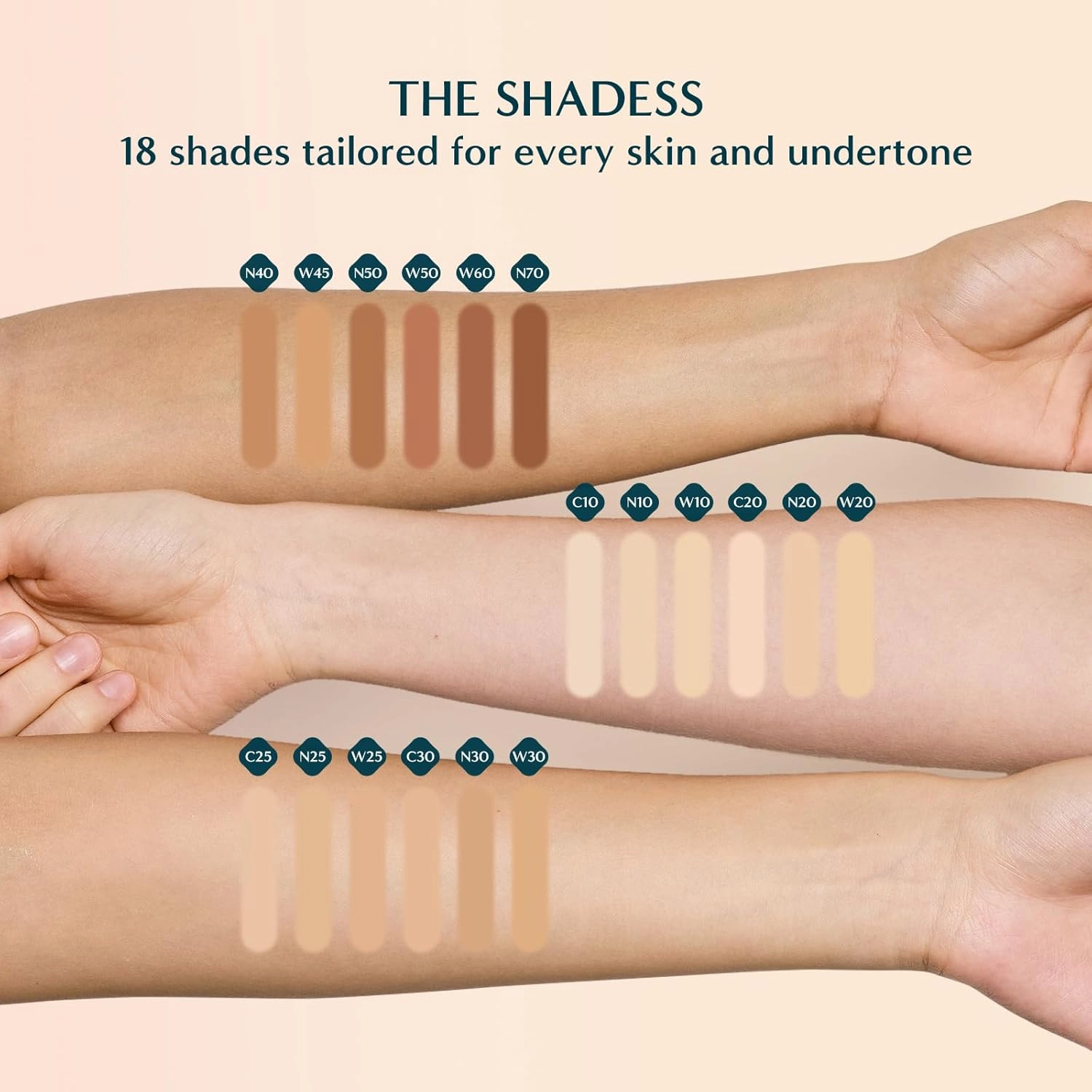 Florasis Serum Touch Perfecting Longwear Foundation (C25 Shell, 1 Count)