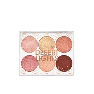 FLOWER BEAUTY By Drew Barrymore Jungle Lights Eyeshadow Palette - Blendable   Creamy Powder - Buildable - No Fall-Out - Six Shades (Jungle Lights)