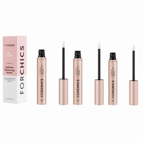 ForBrow by ForChics: 3 Pack Eyebrow Enhancing Serum - Thicker, Fuller Brows with Natural & Organic Conditioner | Vegan & Cruelty-Free with Innovative Peptides