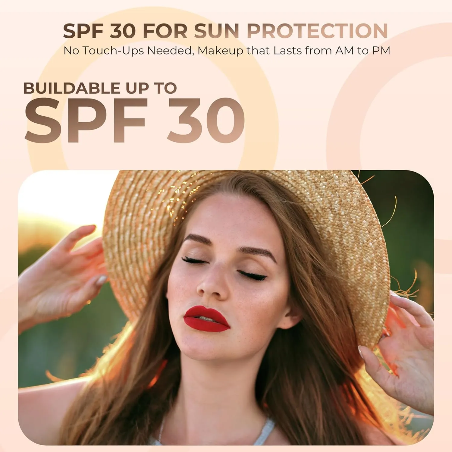 FOUNDATION with FLAWLESS FACE BRUSH Mineral Makeup (FAIR 1) Matte Natural Loose Powder Bare Skin Cosmetics Full Coverage Long Lasting All Skin Types SPF 18