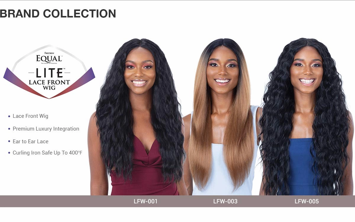 Freetress Equal Synthetic Lite Lace Front Wig - LFW-001 (1 Jet Black)