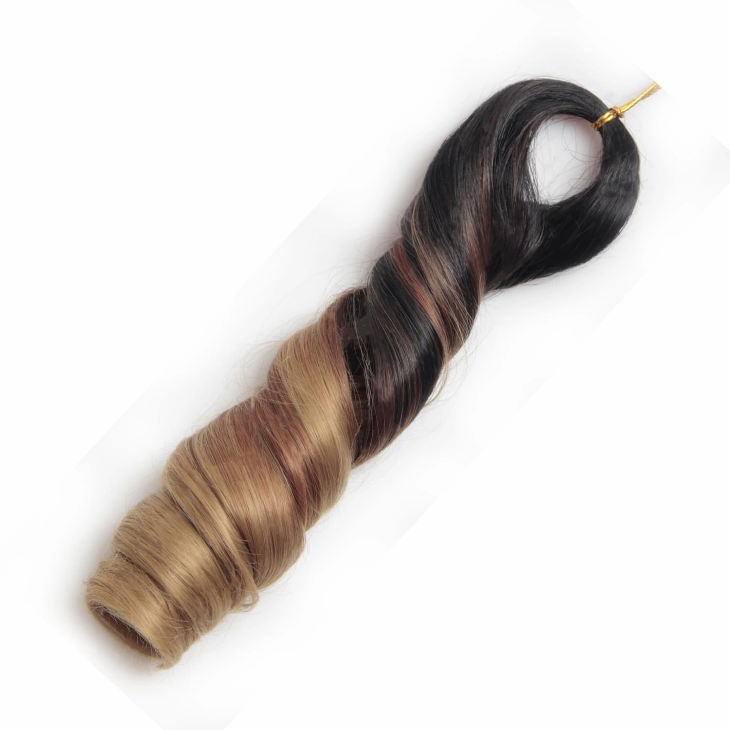 French Curl Braiding Hair 12Inch 8Packs French Curl Crochet Braids Short Curly Crochet Hair Bouncy Synthetic knotless Braiding Extension(1B/30/27, 12inch)