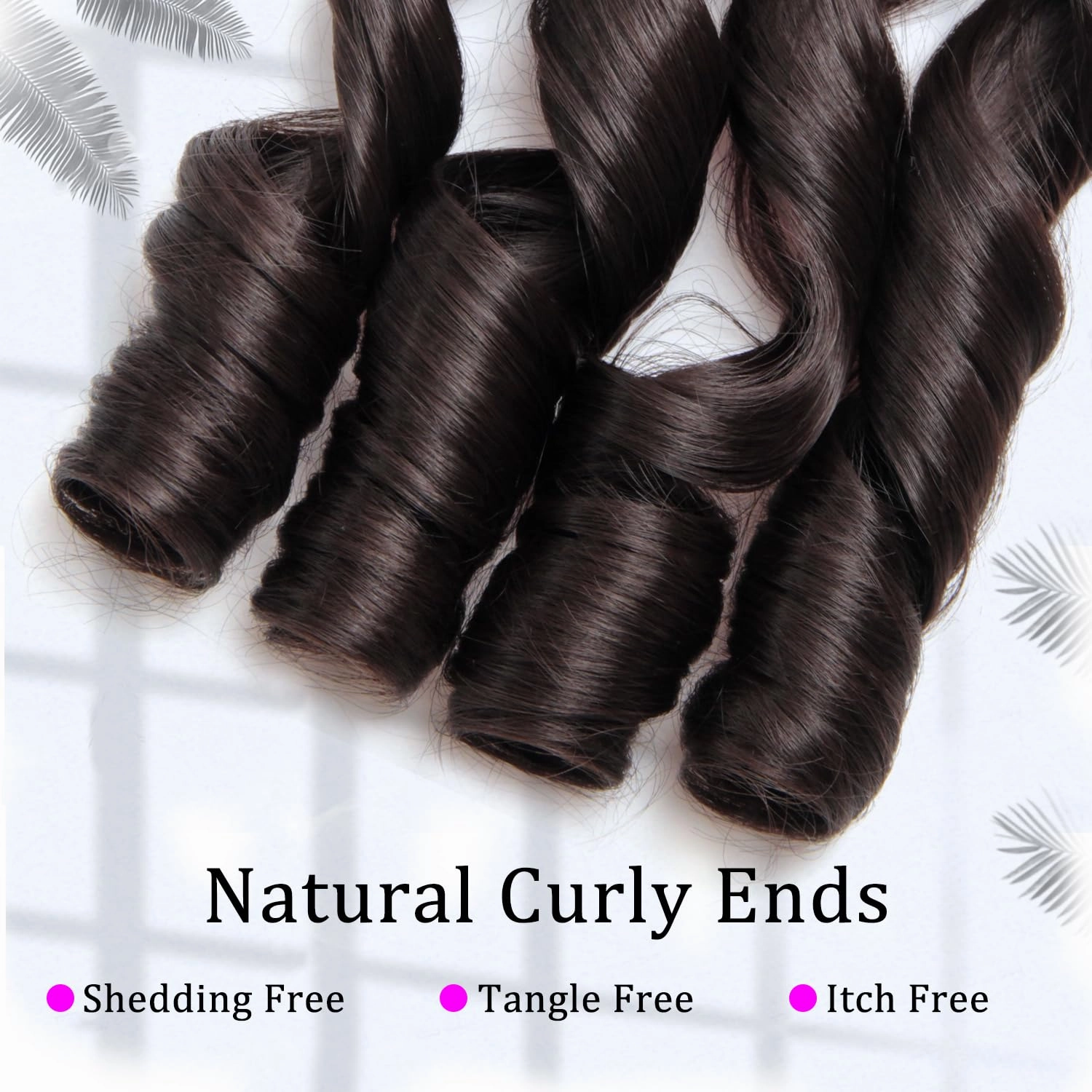 French Curl Braiding Hair 12Inch 8Packs French Curl Crochet Braids Short Curly Crochet Hair Bouncy Synthetic knotless Braiding Extensions(4#, 12inch)