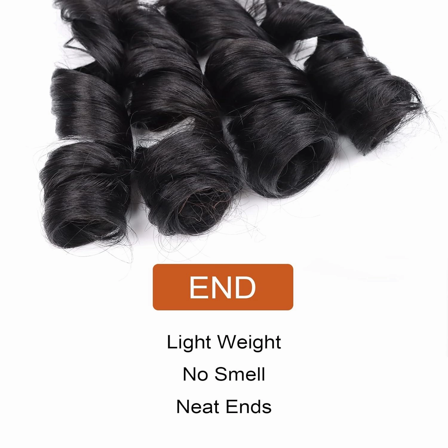 French Curly Braiding Hair 14 Inch 8 Packs Curly Braiding Hair Pre Stretched French Curls Braiding Hair French Curl Crochet Braids Loose Wavy Curl Braiding Hair Extensions(14 Inch/Pack of 8, 1B)