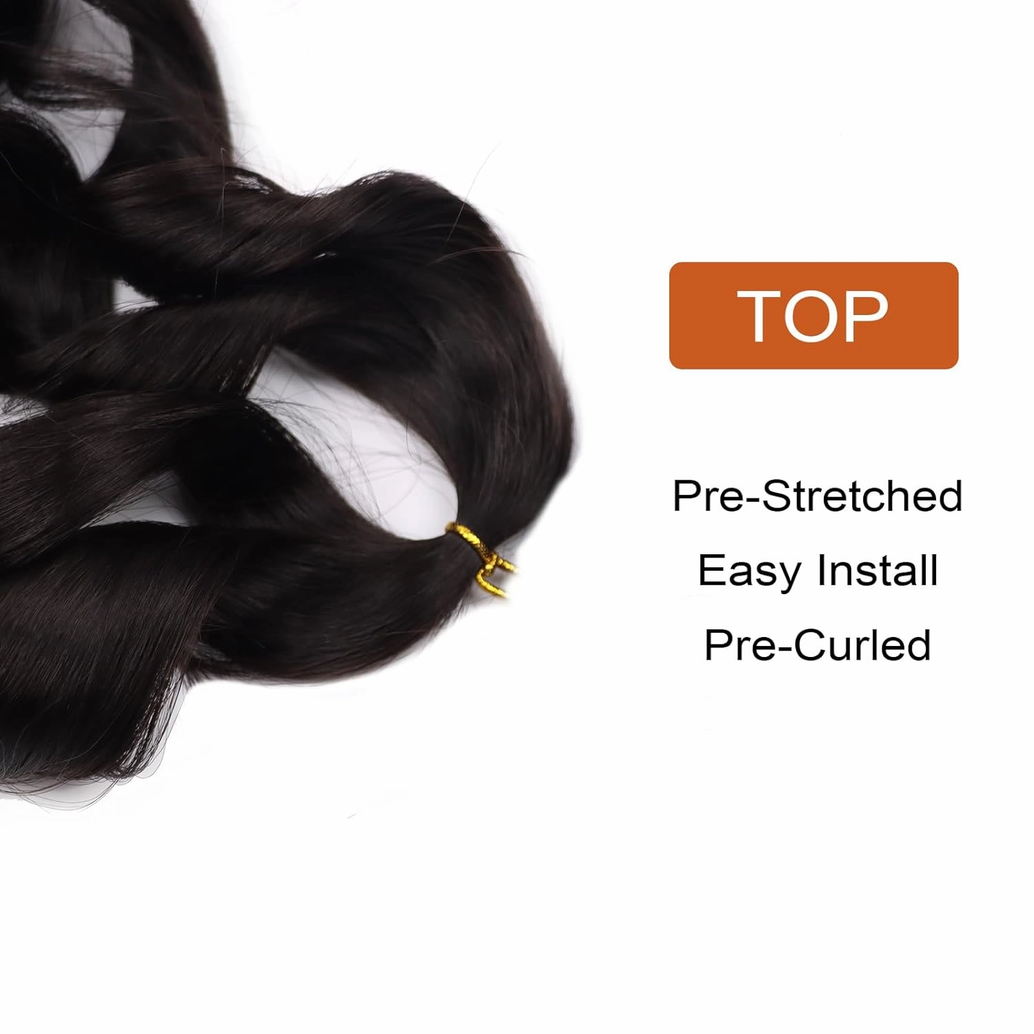 French Curly Braiding Hair 14 Inch 8 Packs Curly Braiding Hair Pre Stretched French Curls Hair Extensions With Curly Ends French Curl Crochet Hair for Black Women(14 Inch/Pack of 8,2#)