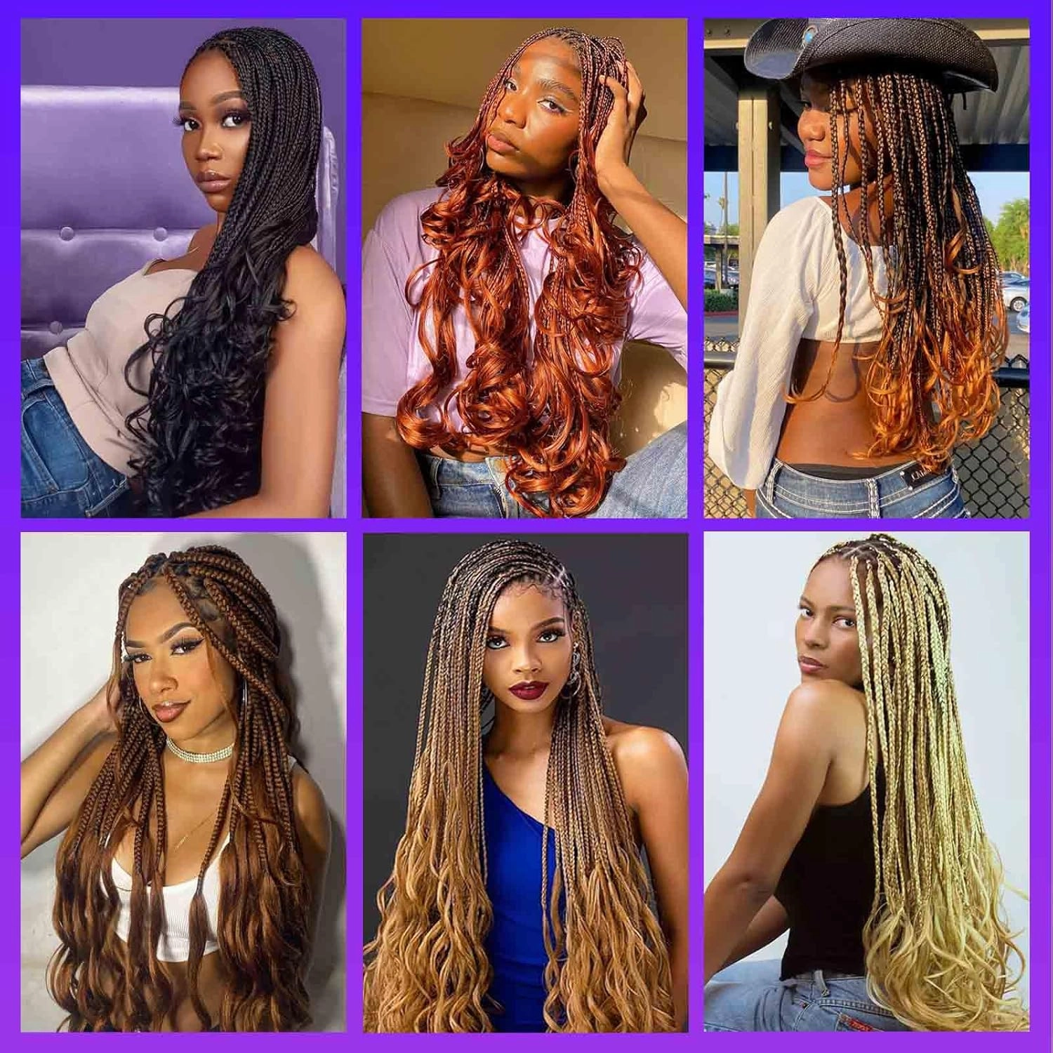 French Curly Braiding Hair 8 Packs Loose Wavy Braiding Hair Pre Stretched Bouncy Synthetic French Curl Braiding Hair Extensions for Women (27#, 18 Inch)