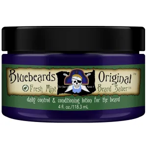Fresh Mint Beard Saver, 4 oz. - Leave In Beard Conditioner for Men with Aloe & Peppermint Oil - Beard Softener that Deeply Conditions & Moisturizes Your Beard & Skin - Made in USA