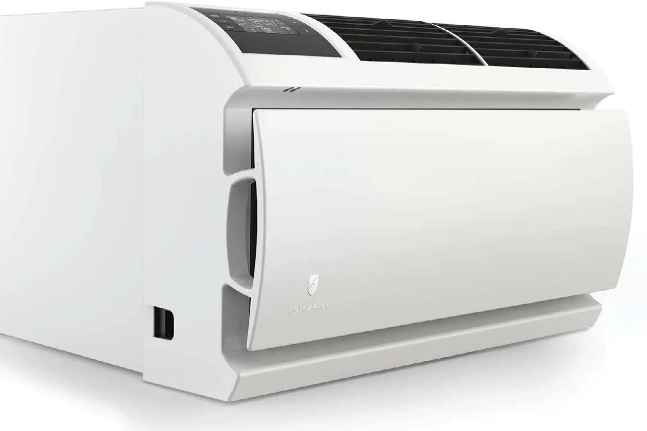 Friedrich WCT12A10A WallMaster Series Smart Wall Air Conditioner with 12000 Cooling BTU, 550 sq. ft. Cooling Area, 295 CFM, 3 Cooling Speed, Remote Control, Compatible with Alexa in White