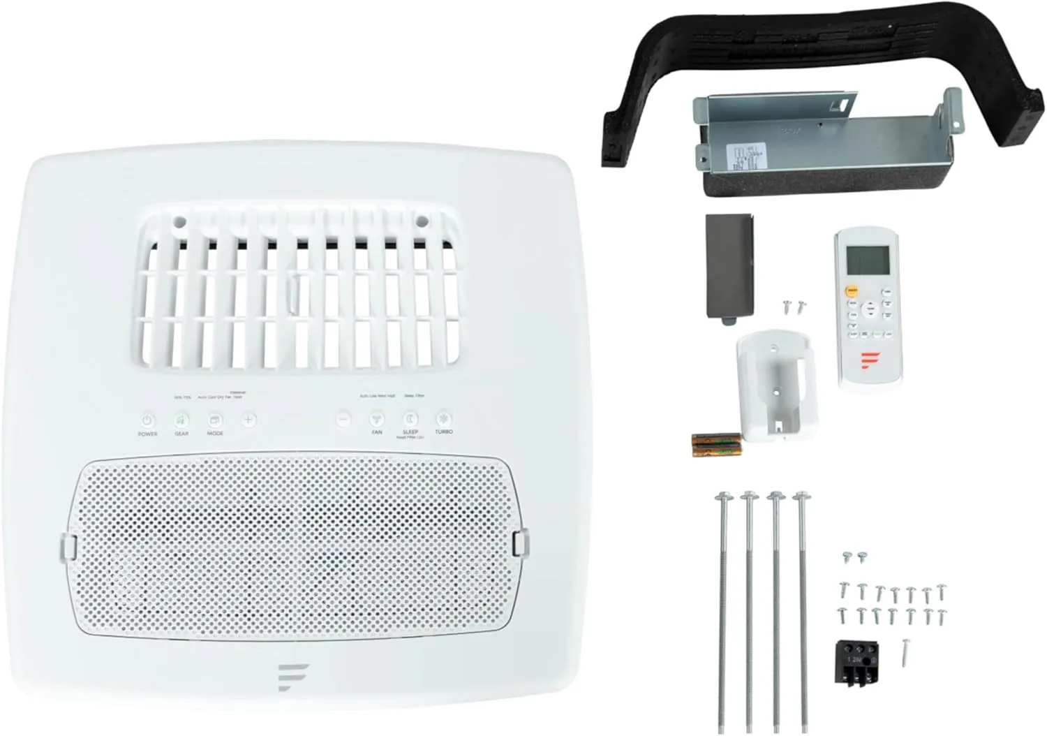 Furrion Chill Cube Ducted Air Distribution Box (R32) with Operating Panel, Remote Control, Detachable Filters, White - FACT18VSDA-PS-AM