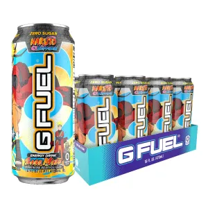 G Fuel Energy Drink, Pomelo White Peach, Sugar Free Beverage with 300mg Caffeine, Daily Energy Boost with Focus Amino, Vitamin   Antioxidants, 16 oz Cans (Sage Mode, 12-Pack)