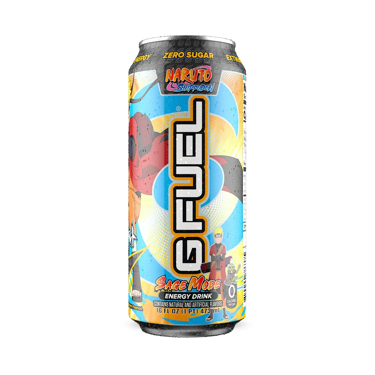 G Fuel Energy Drink, Pomelo White Peach, Sugar Free Beverage with 300mg Caffeine, Daily Energy Boost with Focus Amino, Vitamin   Antioxidants, 16 oz Cans (Sage Mode, 12-Pack)