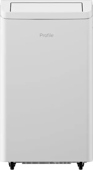 GE Profile 12,000 BTU Dual-Hose, Inverter Heat/Cool Portable AC for Rooms up to 550 sq ft., Wi-Fi Enabled, 3-in-1 with Dehumidify, Fan, & Auto Evaporation, Included Window Installation Kit, White