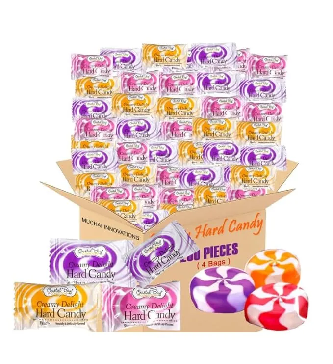 Generic Creammy Hard Candyz, Strawberry, Peach and Blackberry Flavors (2 boxes)