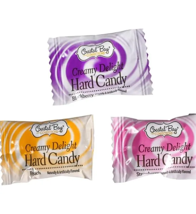 Generic Creammy Hard Candyz, Strawberry, Peach and Blackberry Flavors (2 boxes)