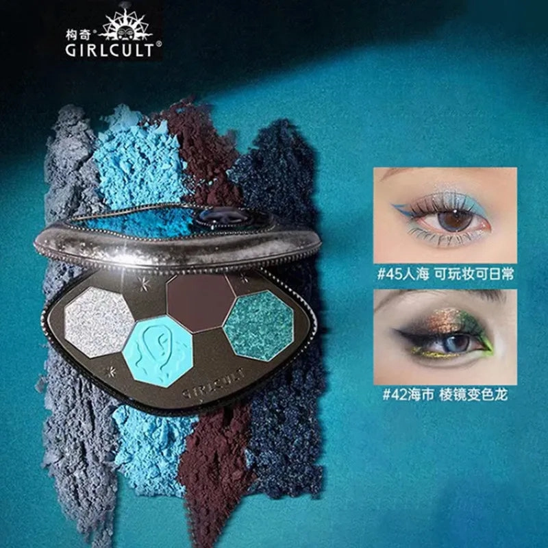 Girlcult New 4 Colors Chameleon Eyeshadow Palette