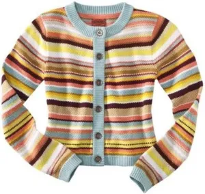 Girls Long Sleeve Cardigan - Colore