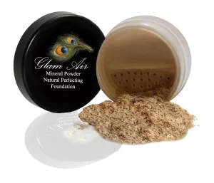 Glam Air Airbrush Makeup Matte Foundation Water-based Makeup (0.25 Oz.) - Ideal for Normal to Oily Skin - (Mineral Powder- Fair)