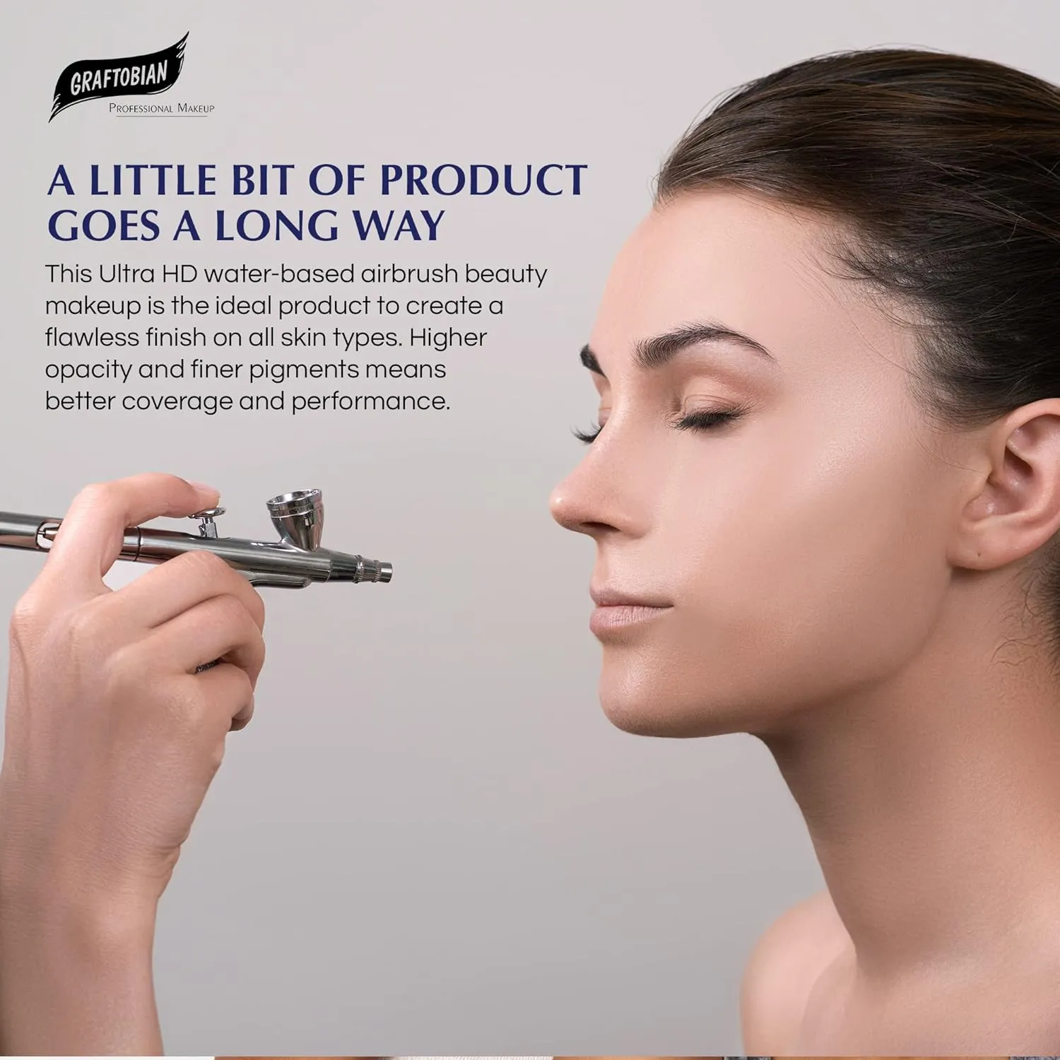 GlamAire Airbrush Makeup by Graftobian - High Definition Airbrush Foundation, Professional Formula for Long-Lasting Wear, For Makeup Artists and Beauty Aficionados, Made in USA, Desert Sand